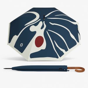 Eleganter Stockschirm mit Träger–Blue-Sapor Design